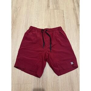 Dixxon Flannel Co Mens The Brad Maroon Shorts Lined Athletic NEW Medium‎